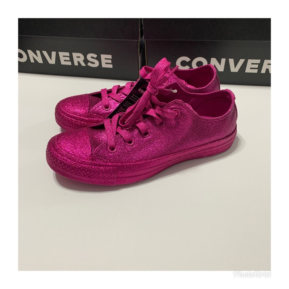 Converse Chuck Taylor All Star Lo Glitter Sneaker - Picture 6 of 12